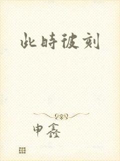 此时彼刻封面