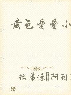 黄色爱爱小说