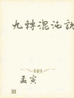 九转混沌诀封面