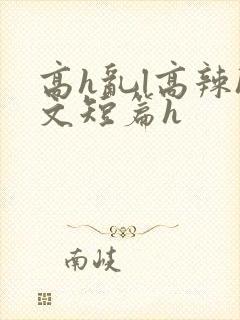 高h乱l高辣h文短篇h封面