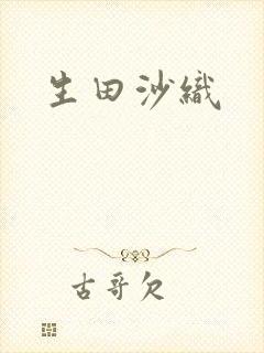 生田沙织封面