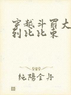 穿越斗罗大陆推到比比东封面