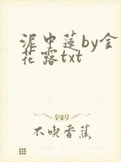 泥中莲by金银花露txt封面
