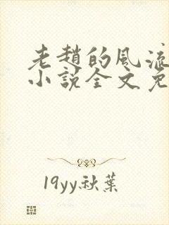 老赵的风流人生小说全文免费阅读