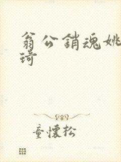 翁公销魂姚瑶琦琦