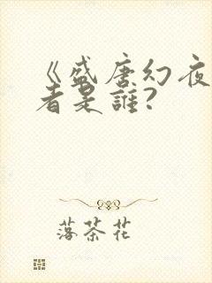 《盛唐幻夜》作者是谁?封面