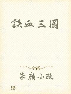 铁血三国封面