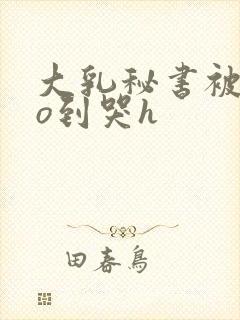大乳秘书被cao到哭h