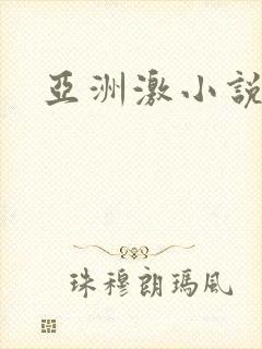 亚洲激小说