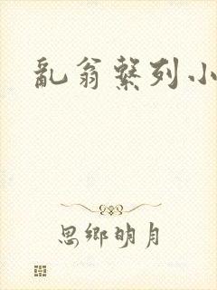 乱翁系列小说封面