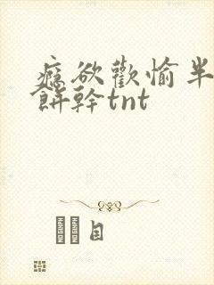 瘾欲欢愉半块小饼干tnt