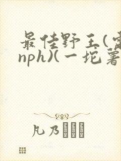 最佳野王(电竞nph)(一坨薯饼)_封面