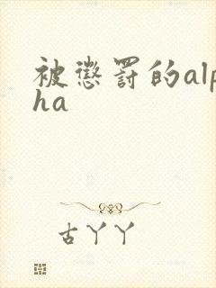 被惩罚的alpha