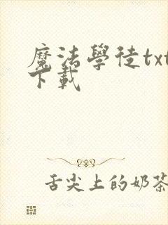 魔法学徒txt下载