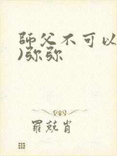师父不可以(限)弥弥