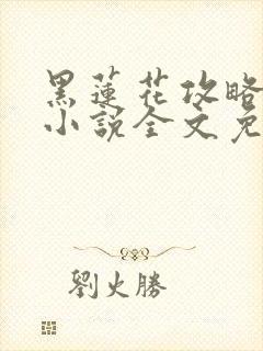 黑莲花攻略手册小说全文免费阅读笔趣阁