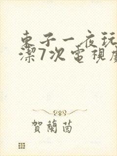 东子一夜玩弄白洁7次电视剧封面