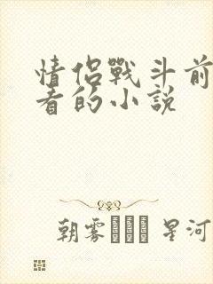 情侣战斗前适合看的小说