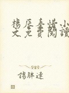 杨辰秦惜小说全文免费阅读最新封面