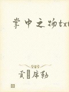 掌中之物txt
