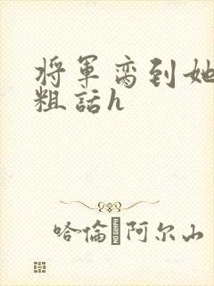 将军脔到她哭h粗话h封面