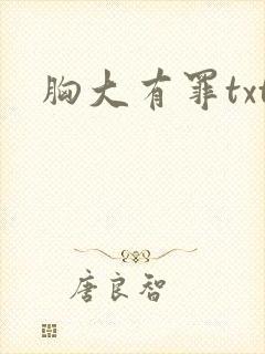 胸大有罪txt