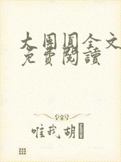 大团圆全文完整免费阅读