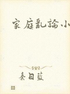 家庭乱论小说封面