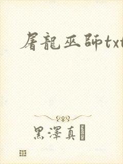 屠龙巫师txt封面