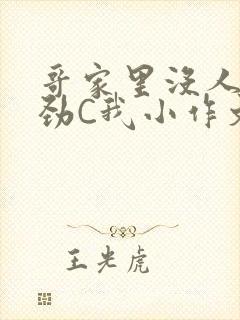 哥家里没人使点劲C我小作文封面