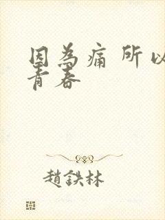 因为痛 所以叫青春