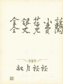 金银花小说在线全文免费阅读