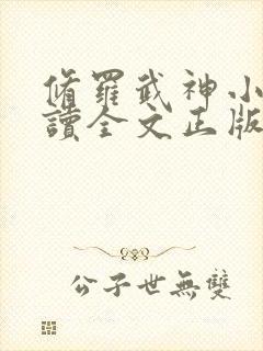 修罗武神小说阅读全文正版