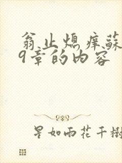 翁止熄痒苏钥第9章的内容封面