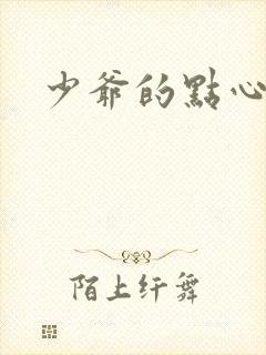 少爷的点心封面
