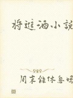 将进酒小说全文封面
