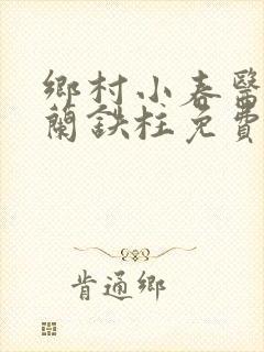 乡村小春医王淑兰铁柱免费阅读全文封面