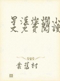 星汉灿烂小说全文免费阅读