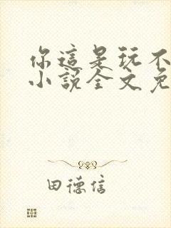 你这是玩不起呀小说全文免费阅读