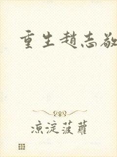 重生赵志敬