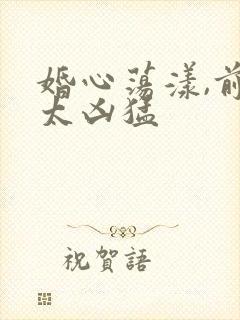 婚心荡漾,前夫太凶猛封面