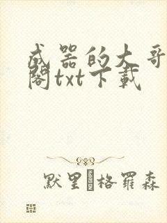 成器的大哥笔趣阁txt下载