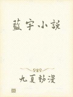 蓝宇小说封面
