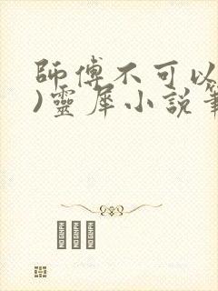 师傅不可以(限)灵犀小说笔趣阁封面