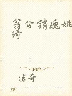 翁公销魂姚瑶琦琦