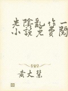 光阴乱作一团的小说免费阅读