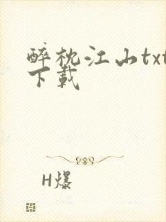 醉枕江山txt下载封面