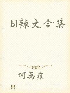 bl辣文合集封面