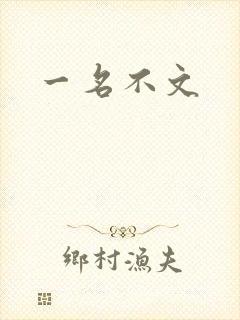 一名不文