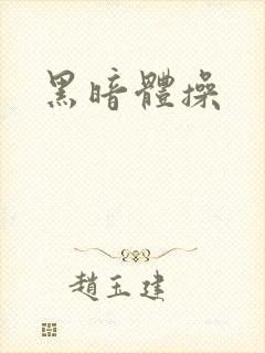 黑暗体操封面